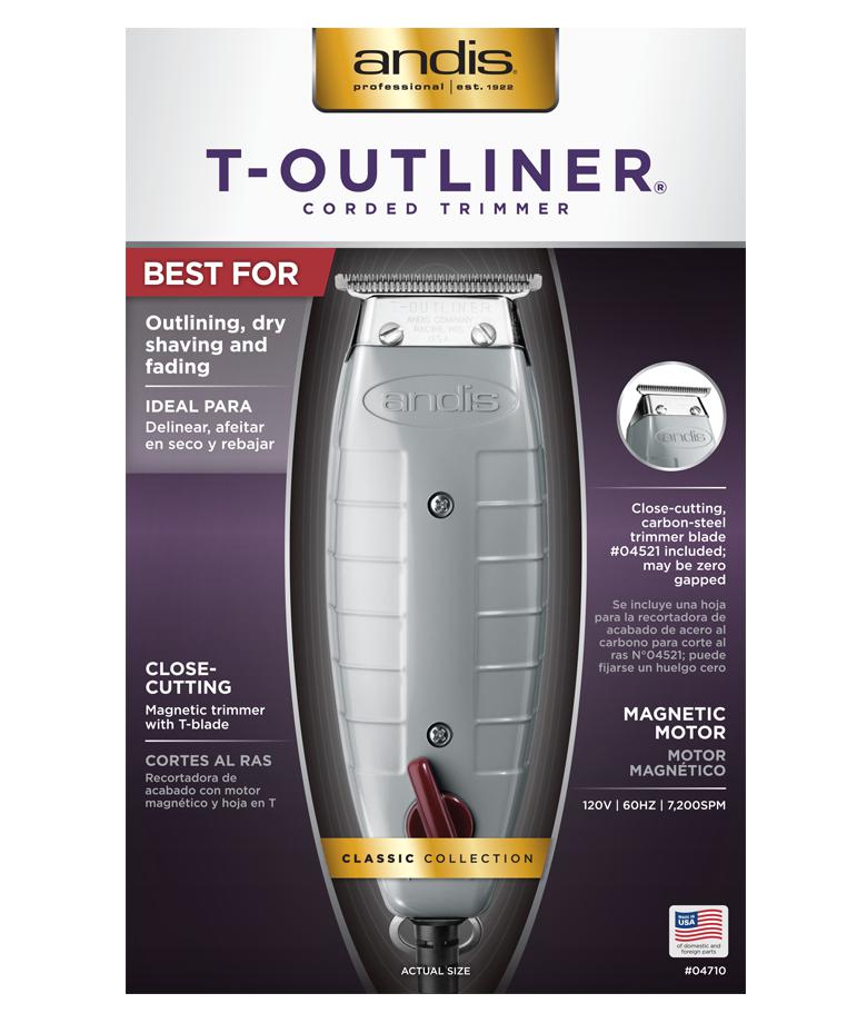 professional Hair cutter and beard Andis T-outliner G-1 #05105 made in USA