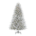 7.5 ft KenFraser Flocked Christmas Tree