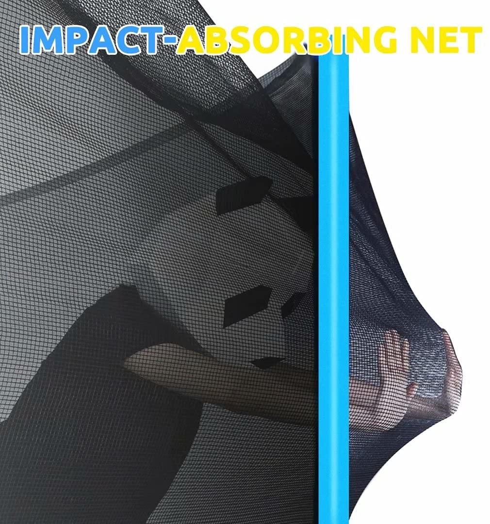 Säkee14 FT Trampoline with Enclosure Safety Net for Kids 375LBS Weight Capacity Outdoor Trampolines for Children Adults Family Backyards