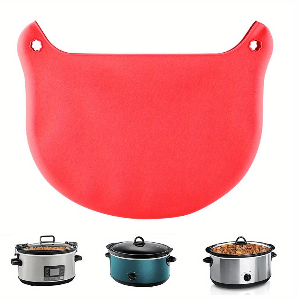 Silicone Slow Cooker Liners, Reusable CooLiner For 6-8 Quarts Slow Cooker, Leakproof Dishwasher Safe Cooker Bags Liners For Oval Or Round 7 8QT Slow Cooker.