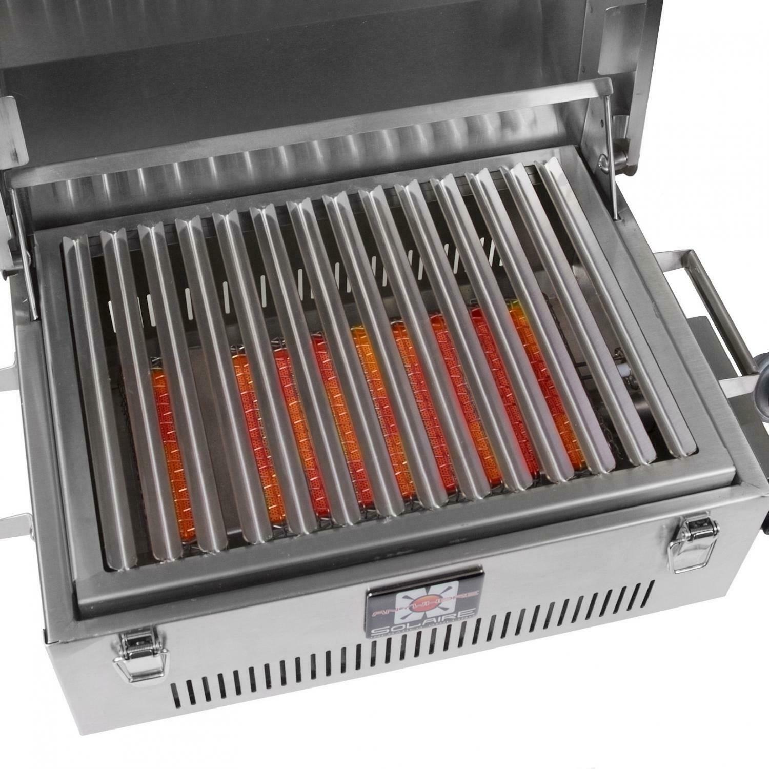 Everywhere Infrared Portable Propane Grill, 14,000 BTU, SOL-EV17A, USA!