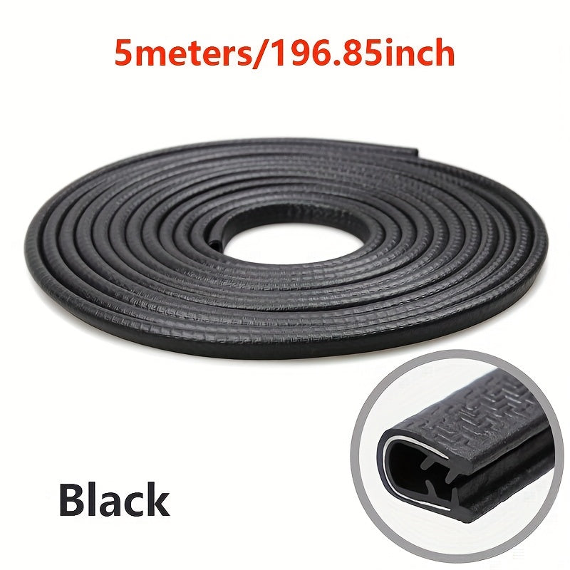 Car Door Protector Decoration Strip, Universal Auto Door EdBumper Protector Stickers Anti-Scratch Car Styling Moulding Strip
