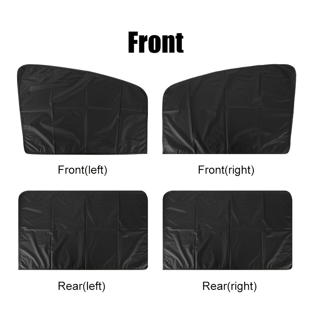 Keep Your Car Cool And Protected With Our Universal Magnetic Suction Window Sunshade!
