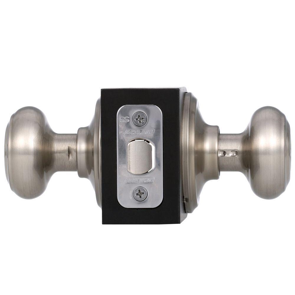 Georgian Satin Nickel PassaHall/Closet Door Knob