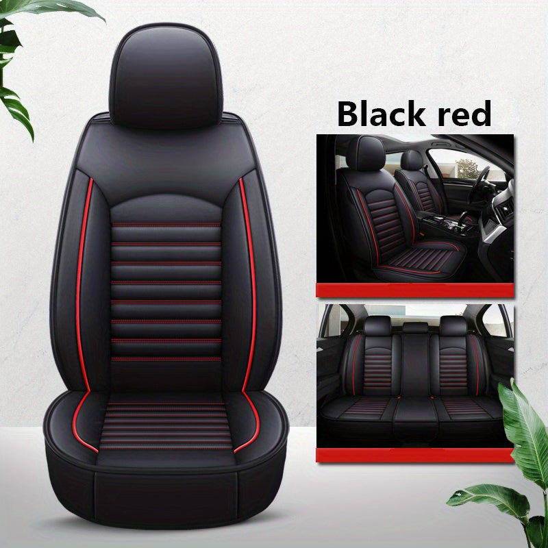 5 Seats Car Seat Cover Set, Four Seasons Universal Front Seat Cushion Car Seat Protector Car Seat Pad Cushion For Car Accessories