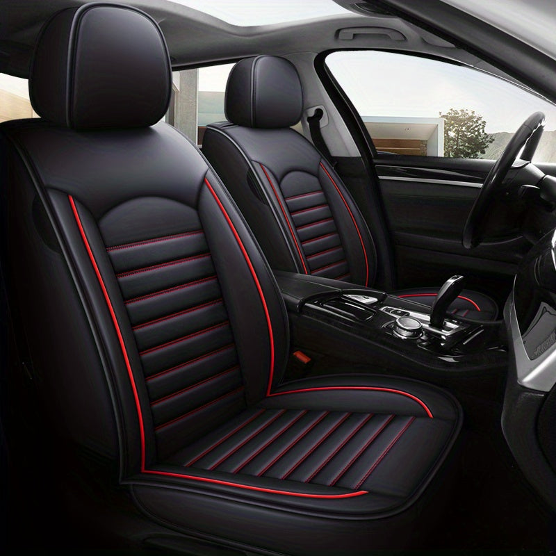 5 Seats Car Seat Cover Set, Four Seasons Universal Front Seat Cushion Car Seat Protector Car Seat Pad Cushion For Car Accessories