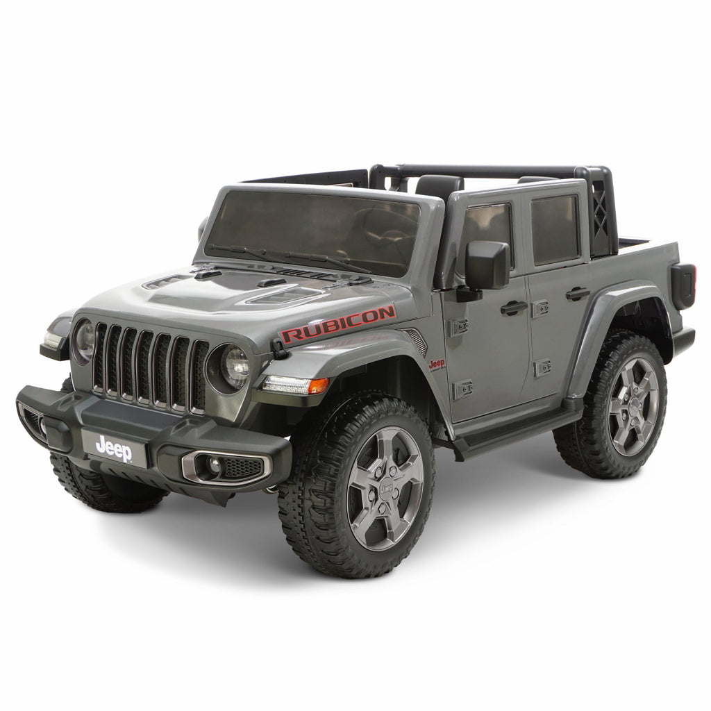 12 volt Jeep Gladiator Battery Powered Ride On Vehicle, Gray