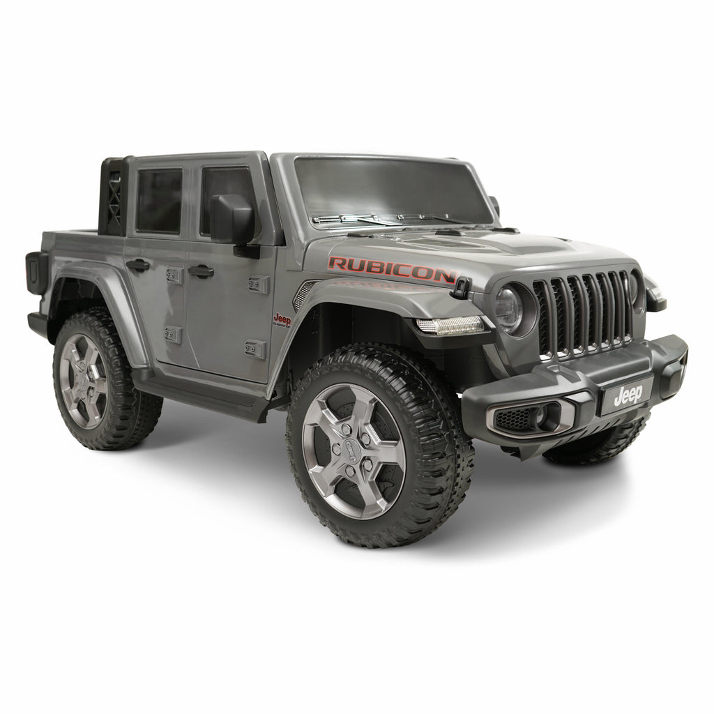 12 volt Jeep Gladiator Battery Powered Ride On Vehicle, Gray