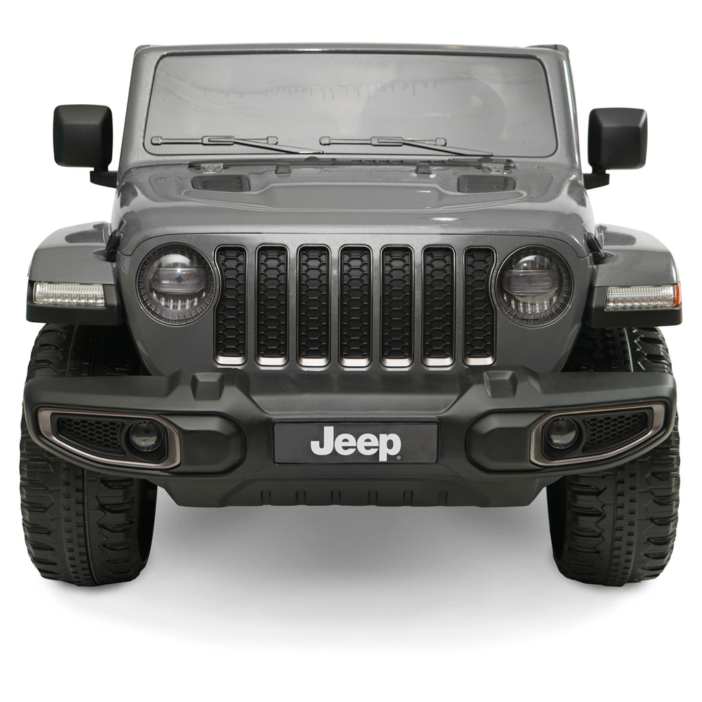 12 volt Jeep Gladiator Battery Powered Ride On Vehicle, Gray