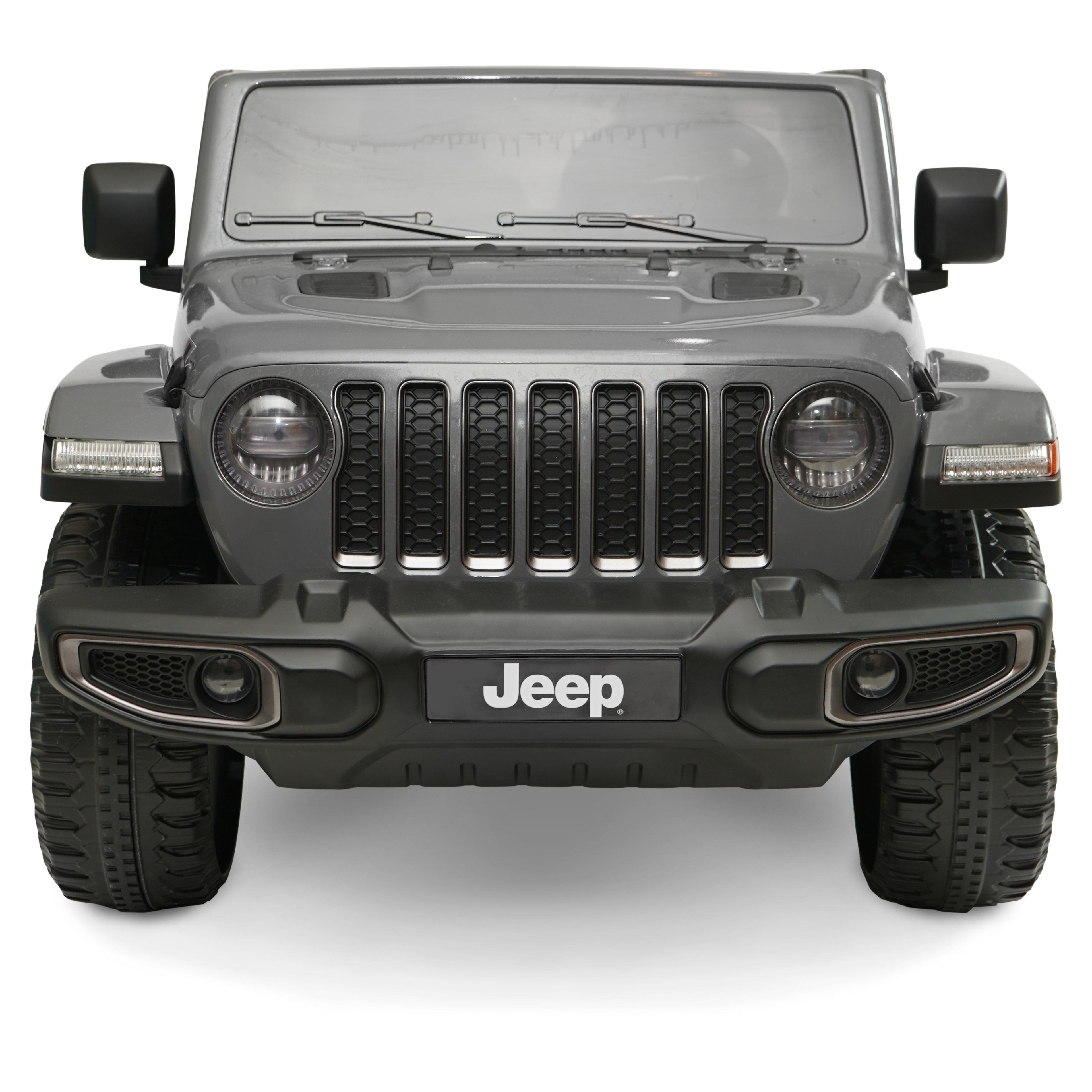 12 volt Jeep Gladiator Battery Powered Ride On Vehicle, Gray
