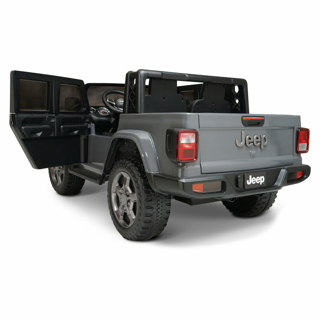12 volt Jeep Gladiator Battery Powered Ride On Vehicle, Gray