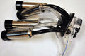 Cow Milker Claw Cluster w/4X Milk Shells & 4X Rubber Liners for DeLaval or SurMilker Systems Part Replacement