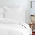 Duvet Cover King with Zipper Closure 1 Piece 1000 Thread Count Long-Staple Egyptian Cotton Comforter Cover Ultra Soft Duvet Protector, Hotel Class Quilt Cover(King/Cal King, White)