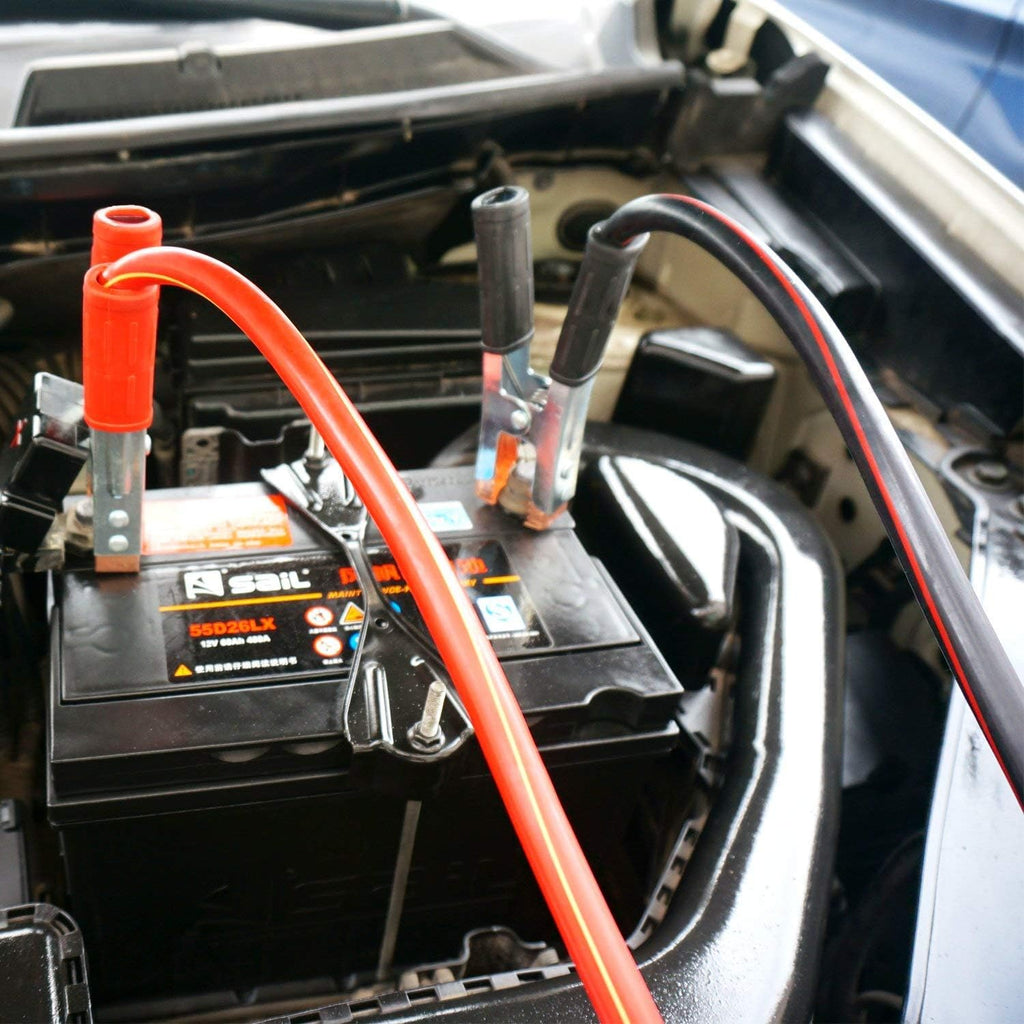 LIANXIN Roadside Assistance Emergency Kit - Car Emergency Kit with Jumper Cables (Upgraded) Emergency Roadside Kit for Car 142 Pieces Car Safety Kits,Tow Strap,Tool Kit,Reflective Warning Triangle