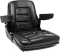 Universal Fold Down Forklift Seat,Micro Switch,Armrest for Tractor,Excavator Skid Loader Backhoe Dozer Telehandler ZTR's
