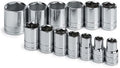 SK 4113-6 13 Piece 1/2-Inch Drive 6 Point 7/16-Inch to 1-1/4-Inch Standard Socket Set