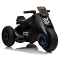 Kids 6V Electric 3-Wheel Motorcycle Ride On Toys, Battery Power Motorized Kids Ride On Motorcycle Bike, Double Drive Kids Dirt Bike Toddler Toys Cars Christmas Gifts for Boys Girls 2-6, Black, Q6930