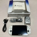 Sony PlayStation PS Vita Slim White PCH-2000 ZA12 w/BOX good Condition