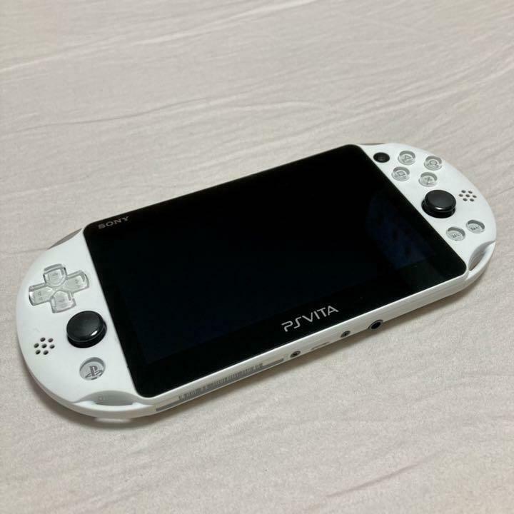 Sony PlayStation PS Vita Slim White PCH-2000 ZA12 w/BOX good Condition