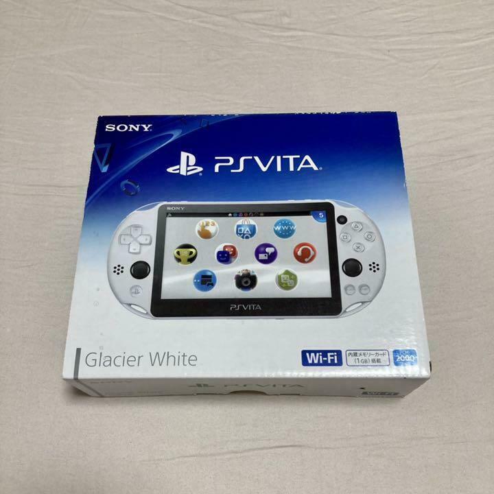 Sony PlayStation PS Vita Slim White PCH-2000 ZA12 w/BOX good Condition