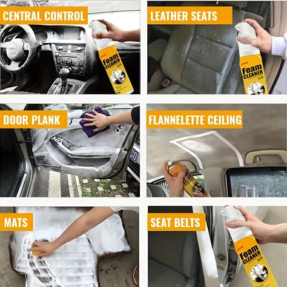 5.07oz Car Multi-purpose Foam Cleaner Powerful Stain Remover Headliner Seat Car Upholstery Cleaner