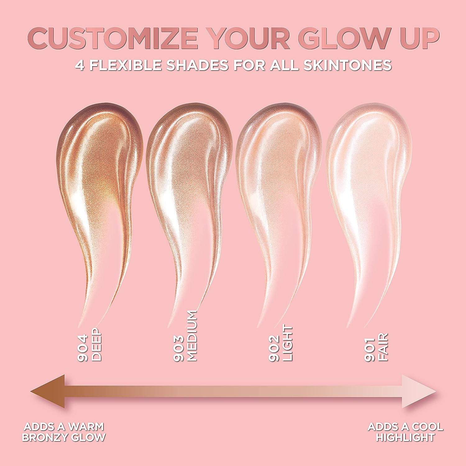 L'Oreal Paris Makeup True Match Lumi Glotion, Natural Glow Enhancer, Illuminator Highlighter Skin Tint,  All Day Radiant Glow Lotion -  Medium, 1.35 Ounces