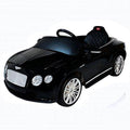 Licensed Bentley Continental GT Kids Ride On Toy/Car W/Remote Control-Black