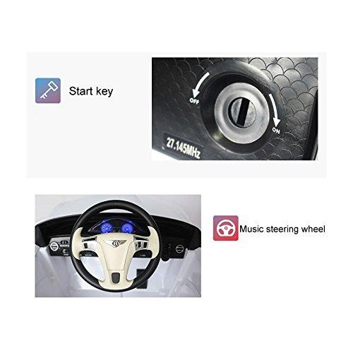 Licensed Bentley Continental GT Kids Ride On Toy/Car W/Remote Control-Black