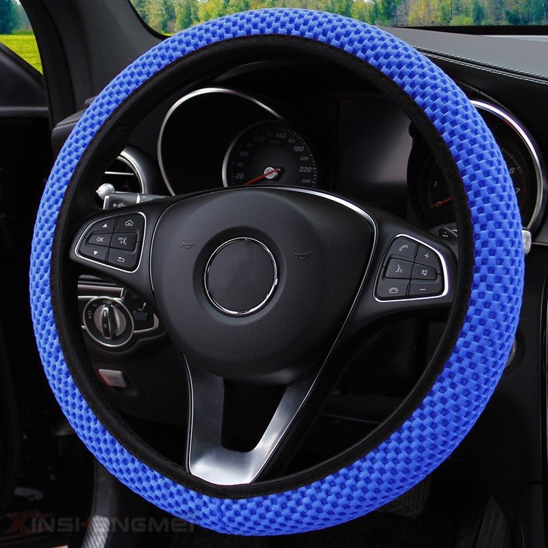 Upgrade Your Ride With A Carbon Fiber Sports Steering Wheel Cover!