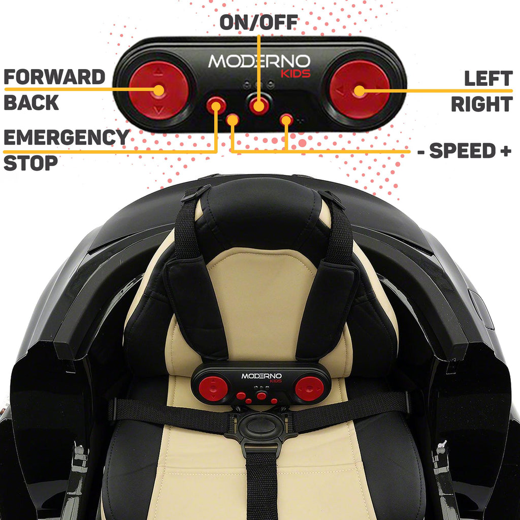2023 Licensed Mercedes AMG 12V Battery Ride on Toy Car w/ Dining Table, LED Lights, Openable Doors