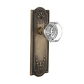 Meadows Plate 2-3/8 in. Backset Antique Brass Privacy Bed/Bath Waldorf Door Knob