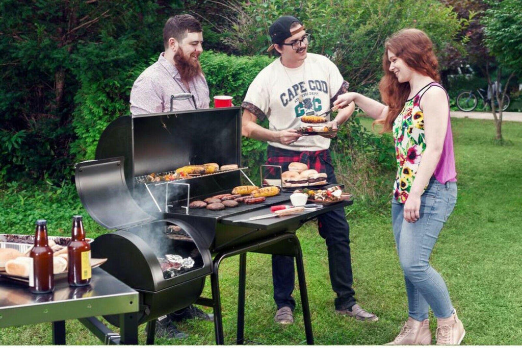 30" BBQ Charcoal Grill Smoker Backyard CC1830SC
