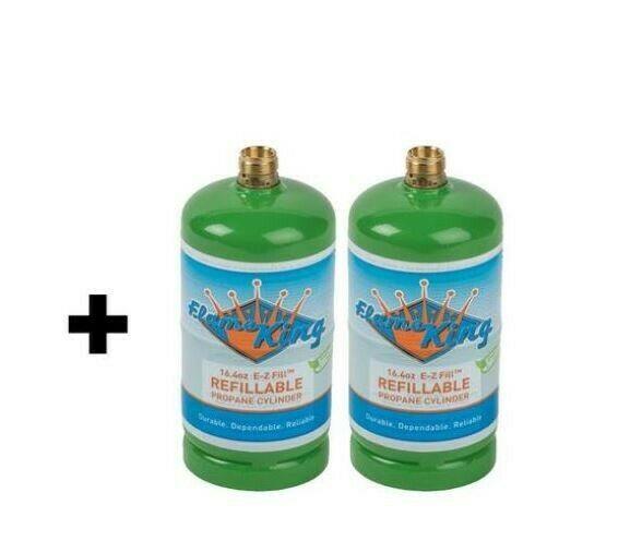 (NEW)  Propane Refill Kit PLUS 2 ADDITIONAL EMPTY CYLINDERS