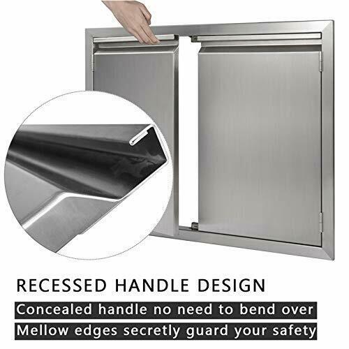 BBQ Access Door 31" W X 24" H, 304  Steel Outdoor 31" W x 24" H
