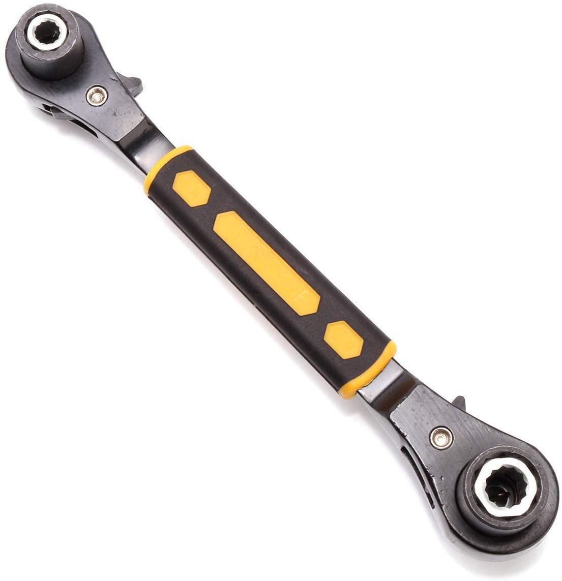 Singlin58 Tool 8 in 1 6-32mm Double Ended Wrench Hex Socket Spanner Household Wrench Universal Hand Tool Universal Hand Tools Bike