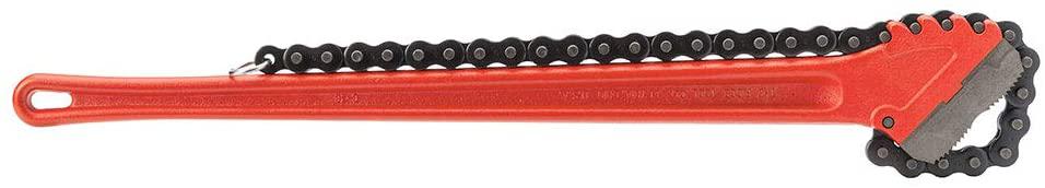 RIDGID 31330 Model C-36 Heavy-Duty Chain Wrench, 4-1/2-inch Chain Wrench , Red , Small
