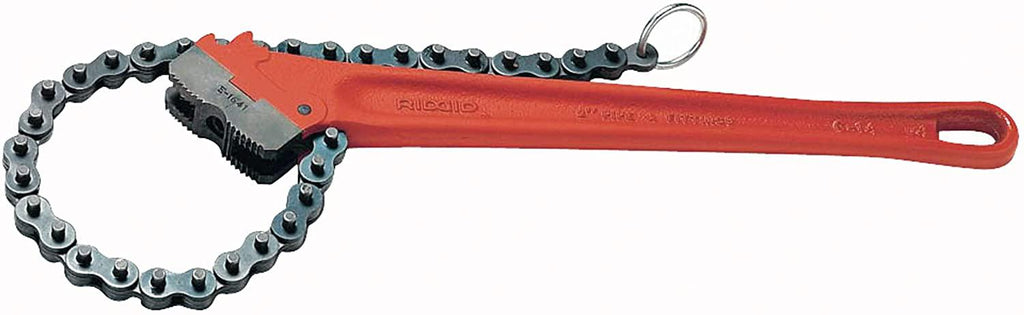 RIDGID 31330 Model C-36 Heavy-Duty Chain Wrench, 4-1/2-inch Chain Wrench , Red , Small