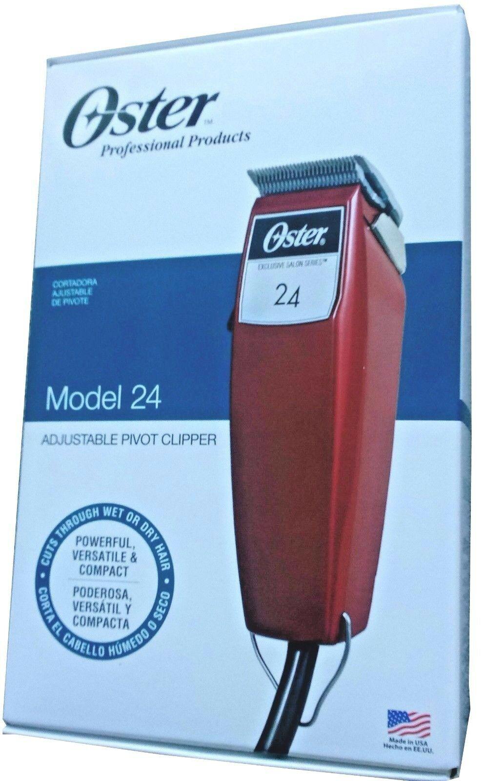 Oster 220v Deluxe Model 24 Pivot Clipper Adjustable Blade 24-51 DVD New