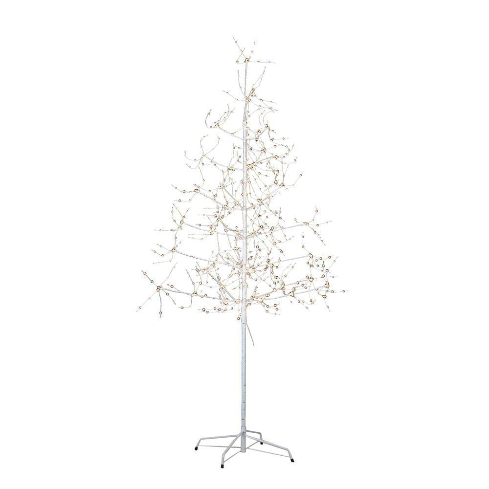 Kurt Adler 6-Foot White Birch Bark with LED Fairy Lights Tree