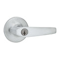 Delta Satin Chrome Entry Door Lever Featuring SmartKey Security