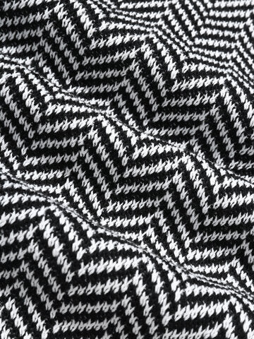 mens houndstooth pattern patchwork lapel button front knit casual cardigans