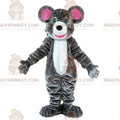 Gray Mouse BIGGYMONKEYMascot Costume, Rodent Costume, Rat BIGGYMONKEYMascot Costume