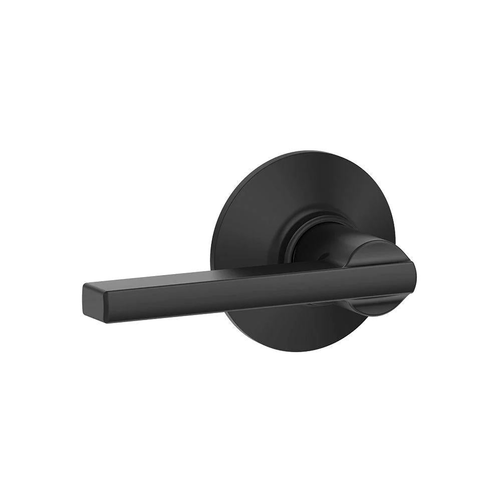 Latitude Matte Black PassaHall/Closet Door Lever