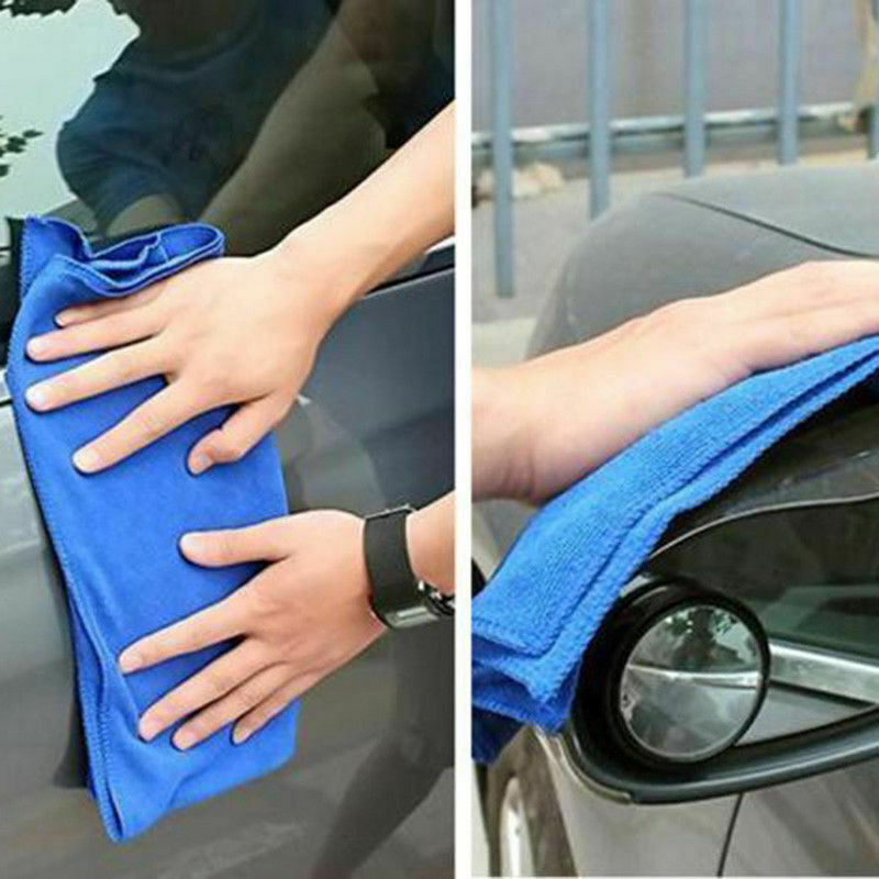 10pcs Microfiber Car Cleaning Towel Automobile Motorcycle Washing Glass Household Cleaning Small Towel
