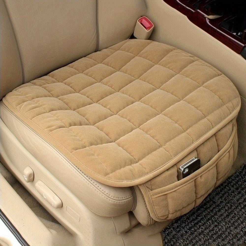 Car Seat Cover Winter Warm Seat Cushion Anti Slip Universal Front Chair Seat Breathable Pad For Vehicle Auto Car Seat Protector