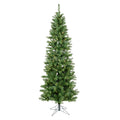 Vickerman 4.5' Salem Pencil Pine Artificial Christmas Tree, Warm White LED Dura-lit Lights