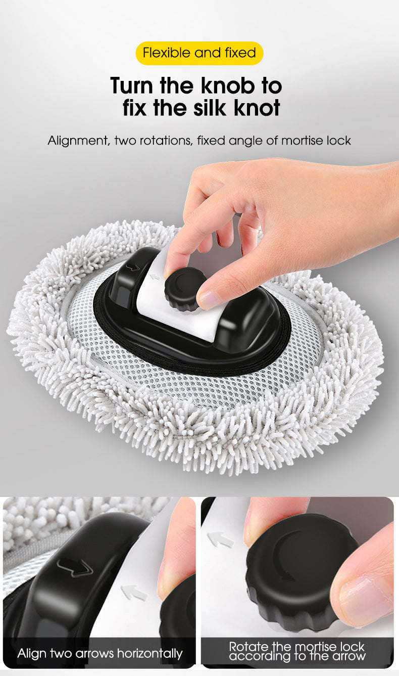 Car Scrub Mop Car Wash Special Car Scrub Brush Car Wash Cleaning Tool Chenille Soft Wool Car Wash Brush Car Maintenance Cleaning Tool Car Accessories