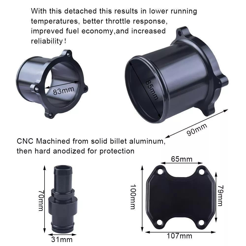 EGR Cooler Throttle Valve Delete Kit For Dodge RAM 2500 3500 6.7L L6 6.7L Cummins 2010-2014 Diesel