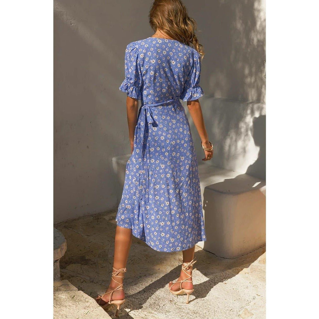 daisy vintage midi dress