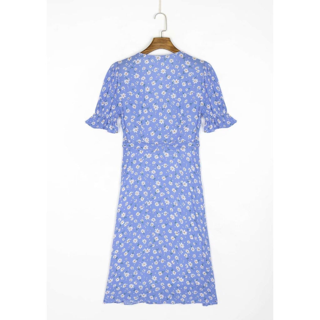 daisy vintage midi dress